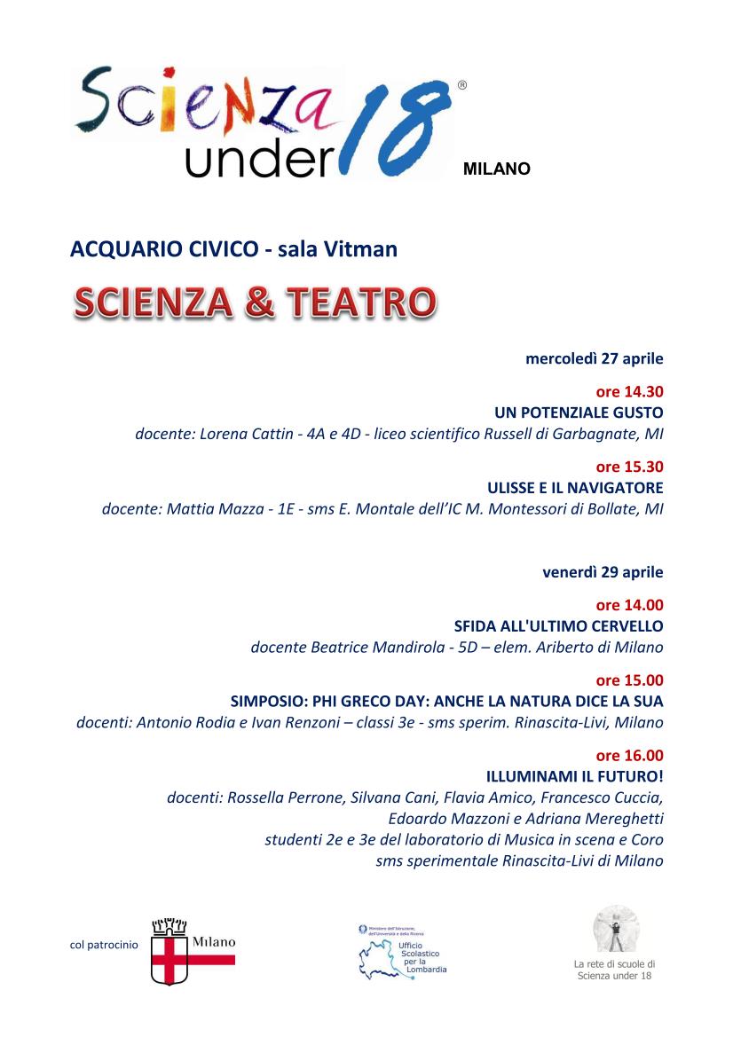 locandina teatro 2016