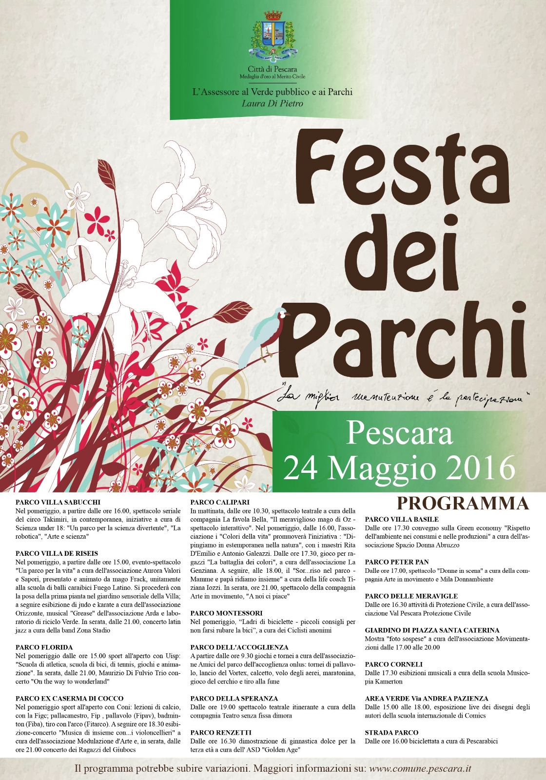 Festa dei Parchi 24 maggio 2016