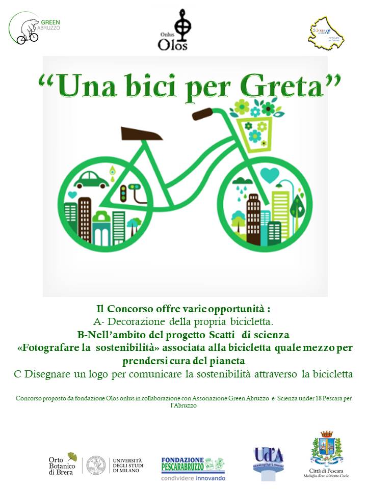 in bici per greta