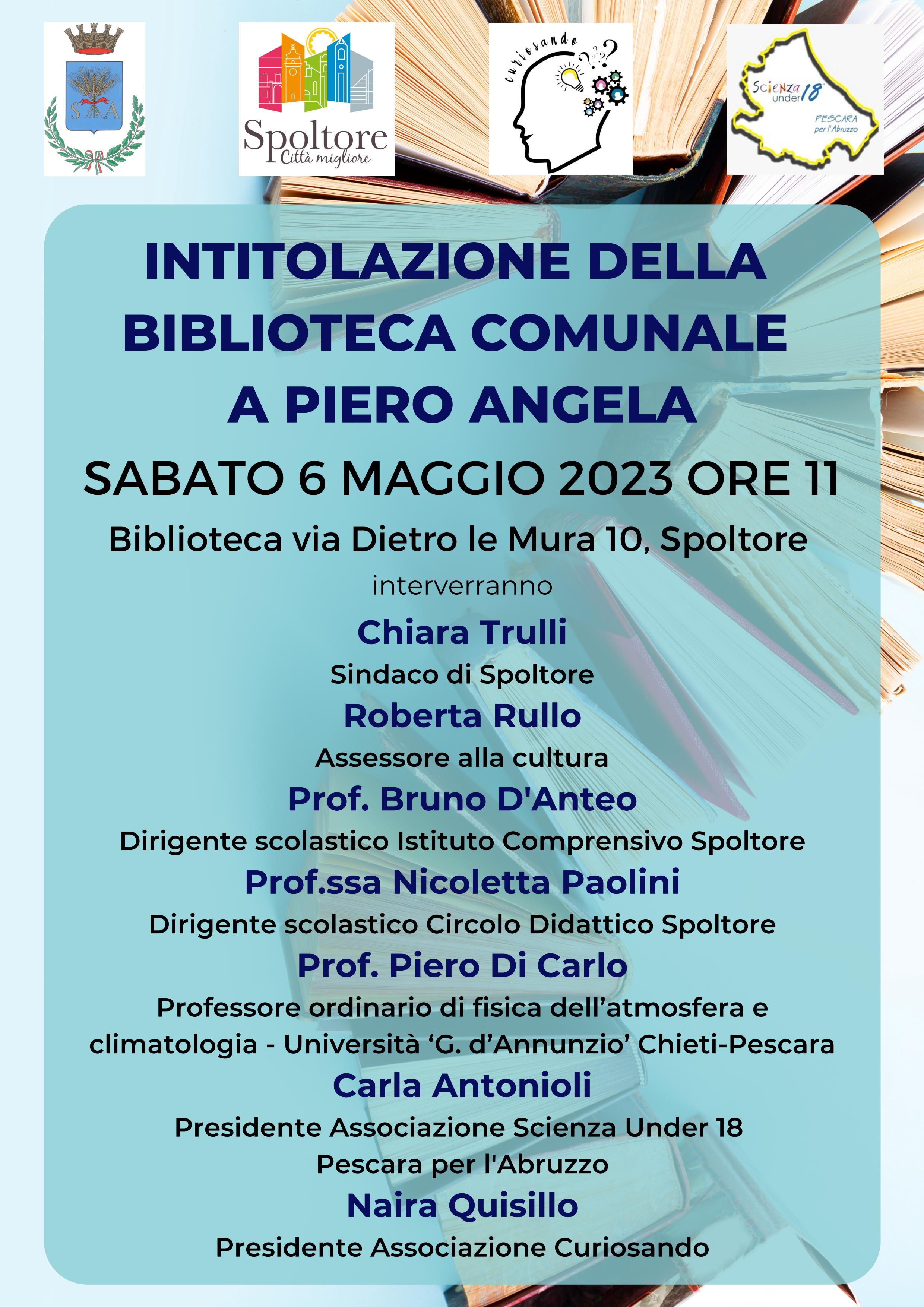 intitolazione Biblioteca Spoltore	